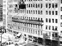 Photo:Damage to BBC Broadcasting House, October 1940