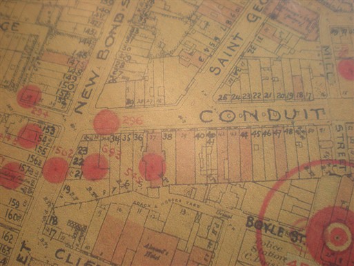 Photo:Bomb Map: 37 Conduit Street W1