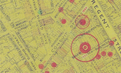 Photo:Bomb Map: Conduit Street W1