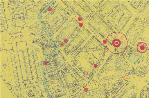 Photo:Bomb Map: South Embankment of the District Line Tube