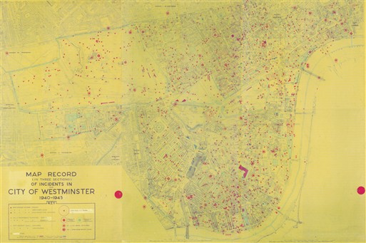 Photo:Map Record of Incidents in the City of Westminster