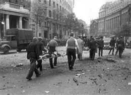 Photo:Aftermath of the V1 strike, 30 June 1944