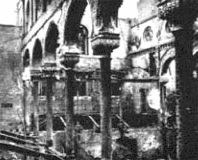 Photo:Incendiary Bomb Damage to the Central Synagogue, 10-11 May 1941