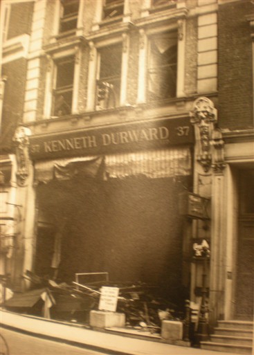 Photo:Damage to 37 Conduit Street, October 1940