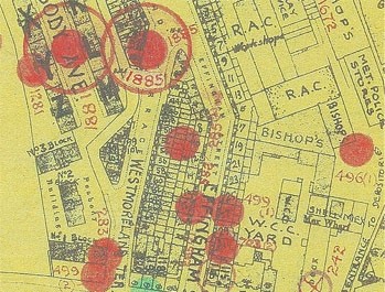 Photo:Bomb Map: Westmoreland Terrace SW1